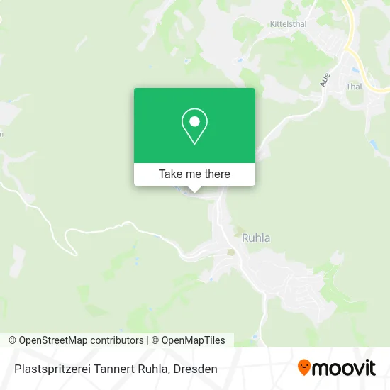 Карта Plastspritzerei Tannert Ruhla