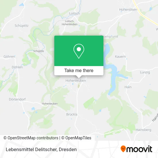 Карта Lebensmittel Delitscher