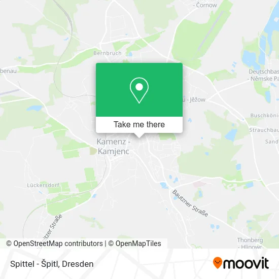 Карта Spittel - Špitl