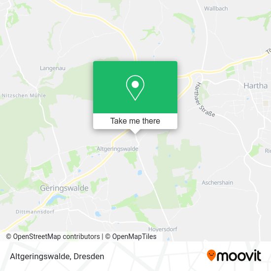 Карта Altgeringswalde