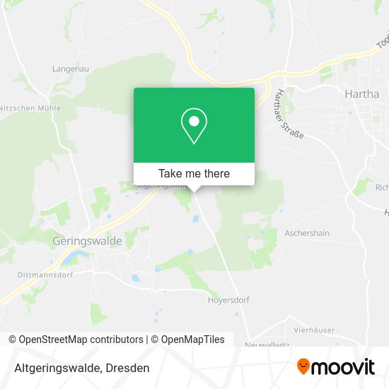 Карта Altgeringswalde