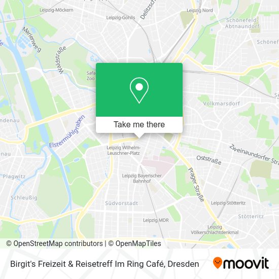 Карта Birgit's Freizeit & Reisetreff Im Ring Café