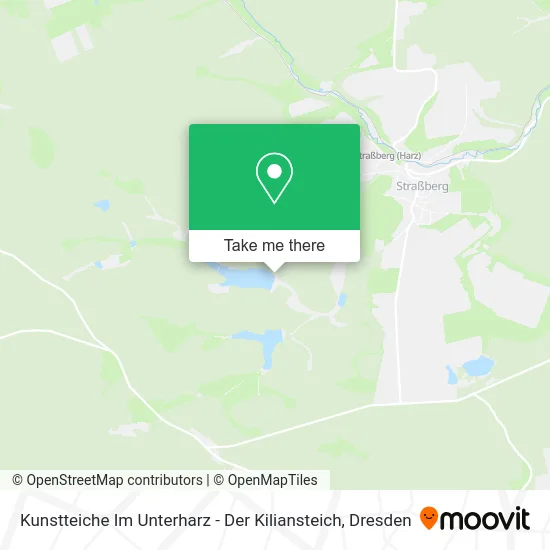 Карта Kunstteiche Im Unterharz - Der Kiliansteich