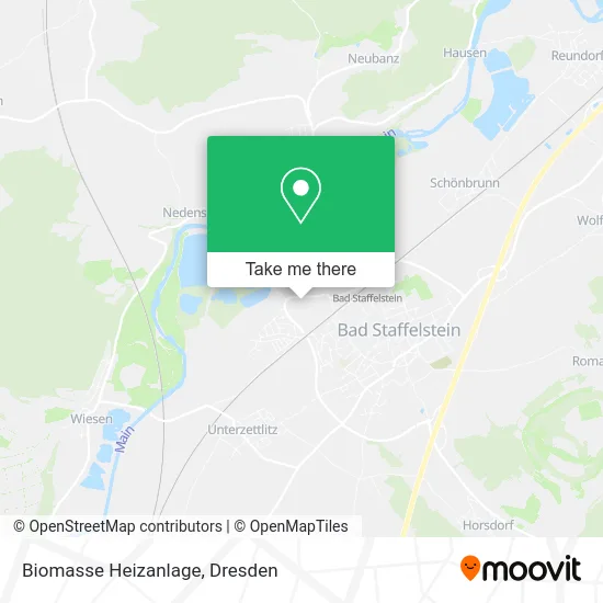 Карта Biomasse Heizanlage