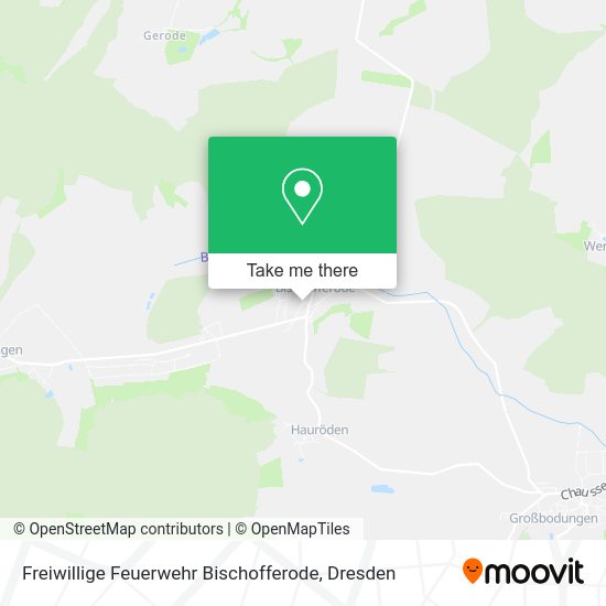 Карта Freiwillige Feuerwehr Bischofferode