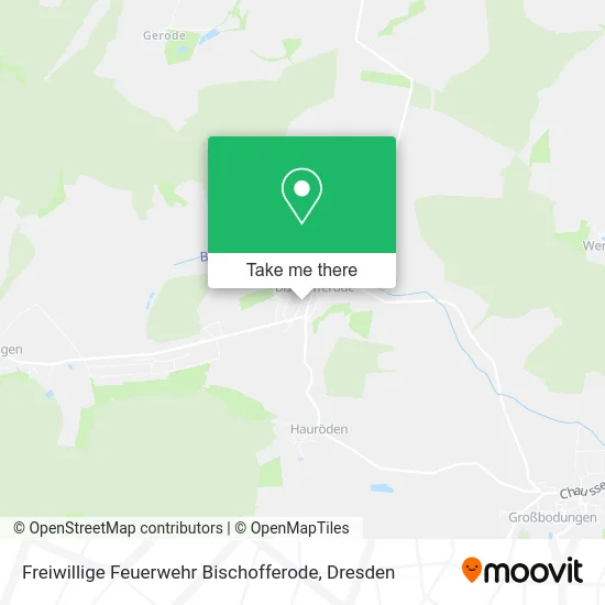 Карта Freiwillige Feuerwehr Bischofferode