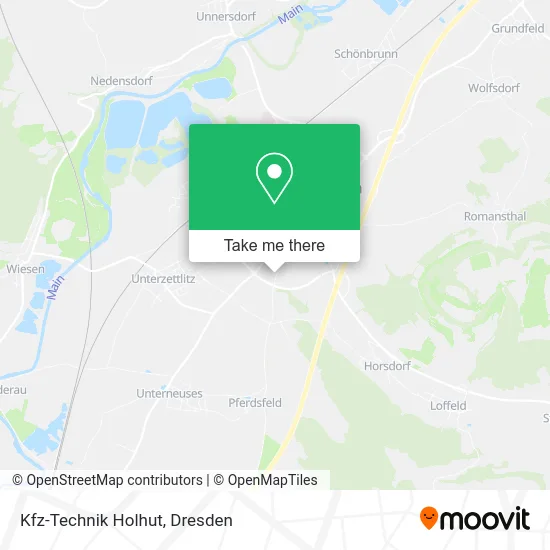 Карта Kfz-Technik Holhut