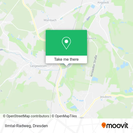 Карта Ilmtal-Radweg