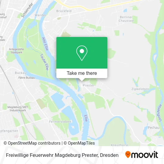 Карта Freiwillige Feuerwehr Magdeburg Prester