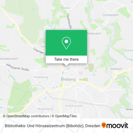 Карта Bibliotheks- Und Hörsaalzentrum (Bibohöz)