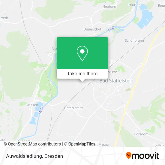 Карта Auwaldsiedlung
