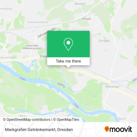 Карта Markgrafen Getränkemarkt