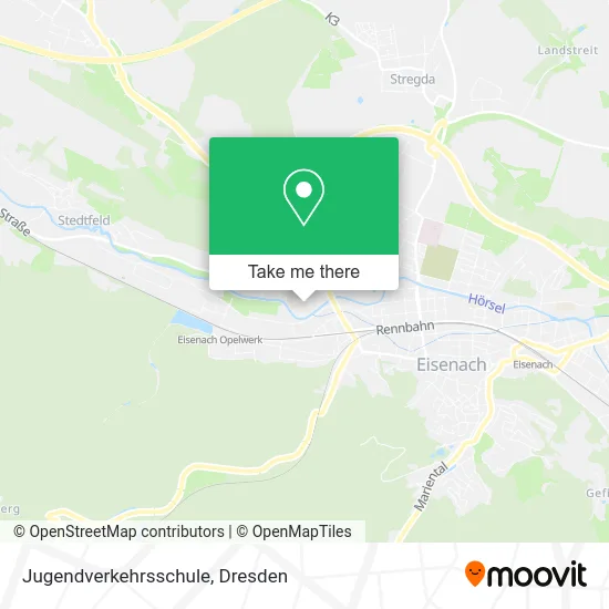 Карта Jugendverkehrsschule