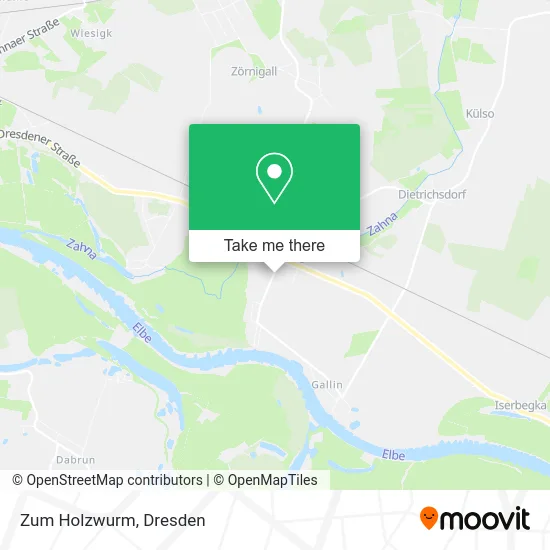 Карта Zum Holzwurm