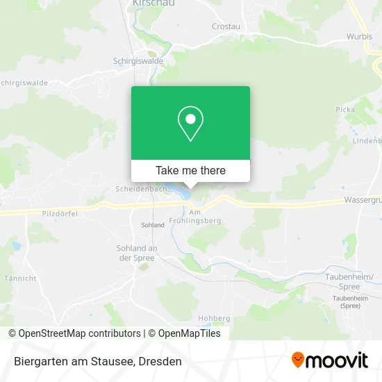 Карта Biergarten am Stausee