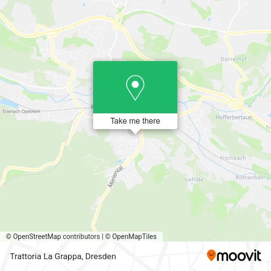Карта Trattoria La Grappa