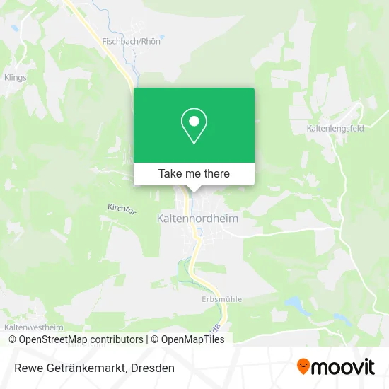 Карта Rewe Getränkemarkt