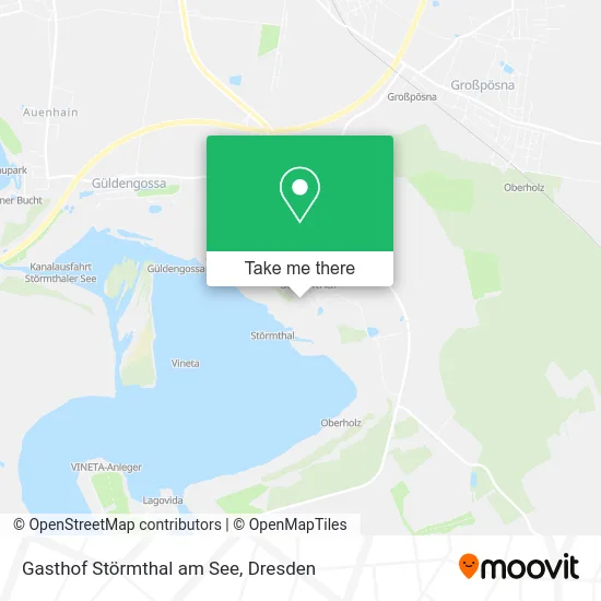 Карта Gasthof Störmthal am See
