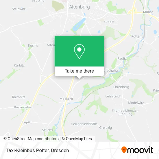 Taxi-Kleinbus Polter map