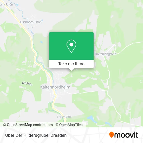 Карта Über Der Hildersgrube
