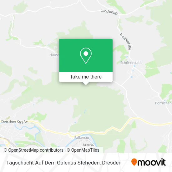 Карта Tagschacht Auf Dem Galenus Steheden