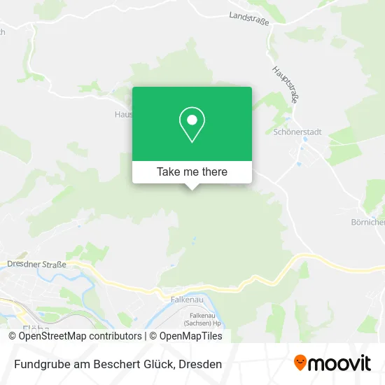 Карта Fundgrube am Beschert Glück