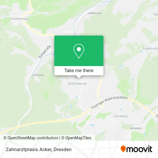 Карта Zahnarztpraxis Acker