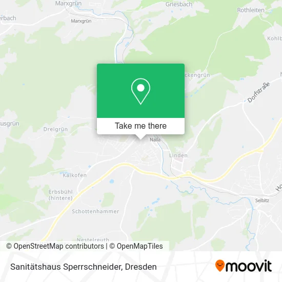 Карта Sanitätshaus Sperrschneider