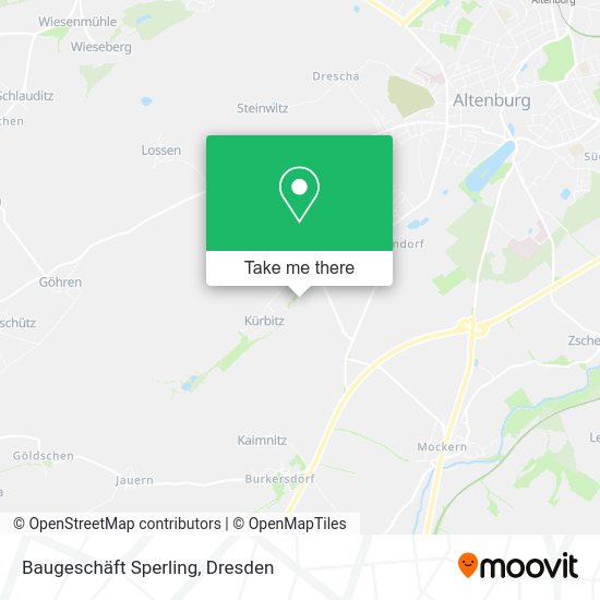Карта Baugeschäft Sperling