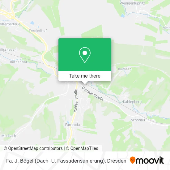 Карта Fa. J. Bögel (Dach- U. Fassadensanierung)
