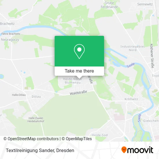 Карта Textilreinigung Sander
