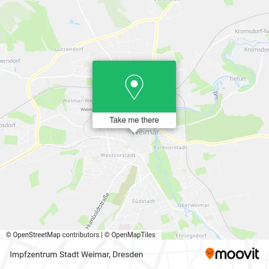 Карта Impfzentrum Stadt Weimar