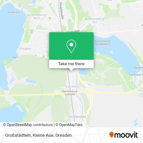 Карта Großstädteln, Kleine Aue