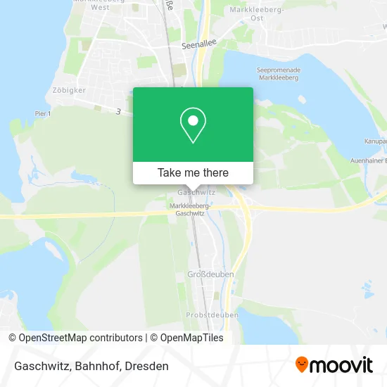 Карта Gaschwitz, Bahnhof