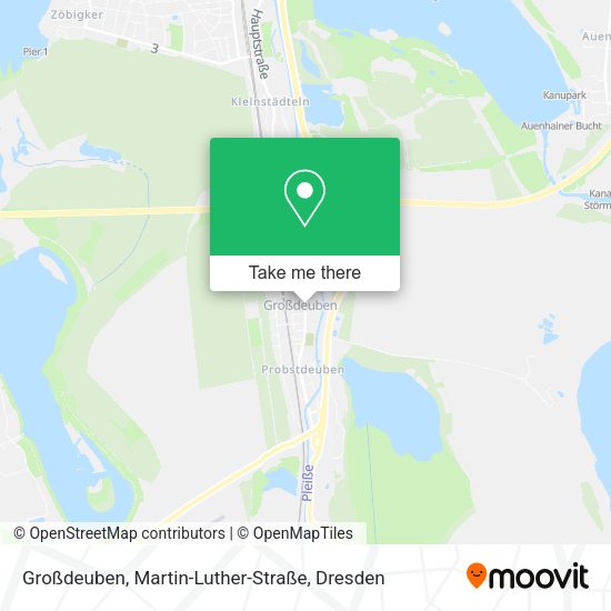 Карта Großdeuben, Martin-Luther-Straße