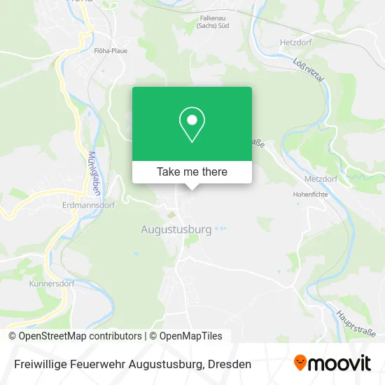 Карта Freiwillige Feuerwehr Augustusburg