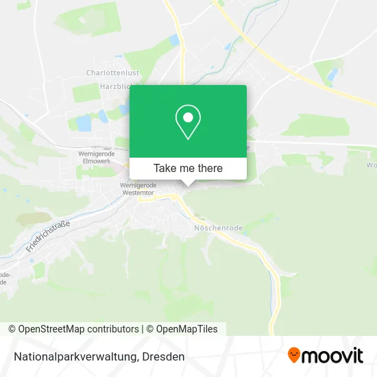 Карта Nationalparkverwaltung