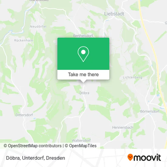 Карта Döbra, Unterdorf