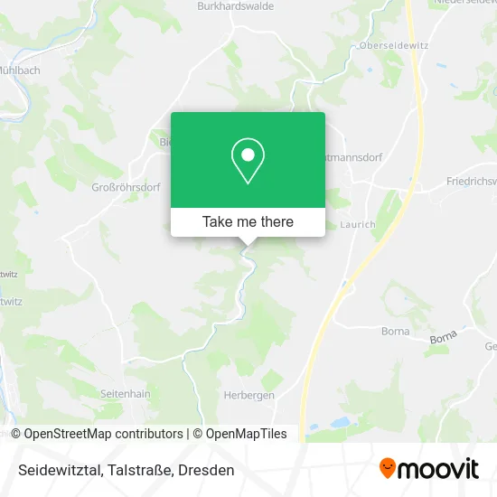 Карта Seidewitztal, Talstraße