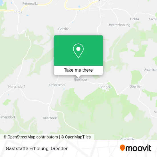 Карта Gaststätte Erholung