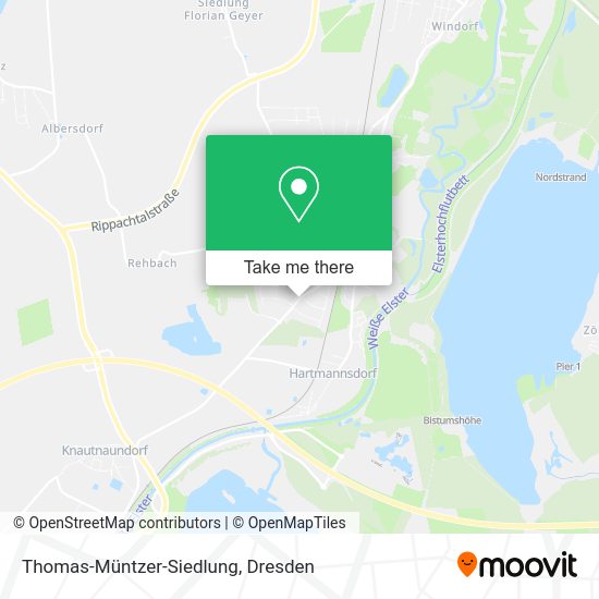 Карта Thomas-Müntzer-Siedlung