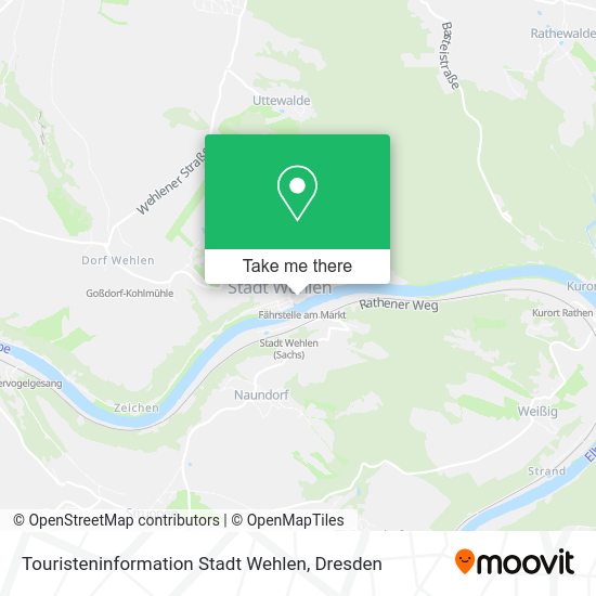 Карта Touristeninformation Stadt Wehlen
