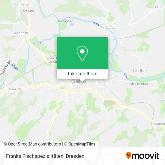 Карта Franks Fischspezialitäten