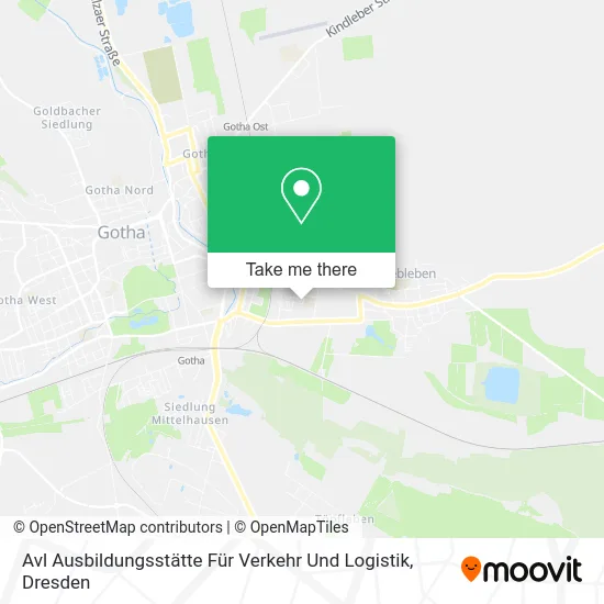 Карта Avl Ausbildungsstätte Für Verkehr Und Logistik
