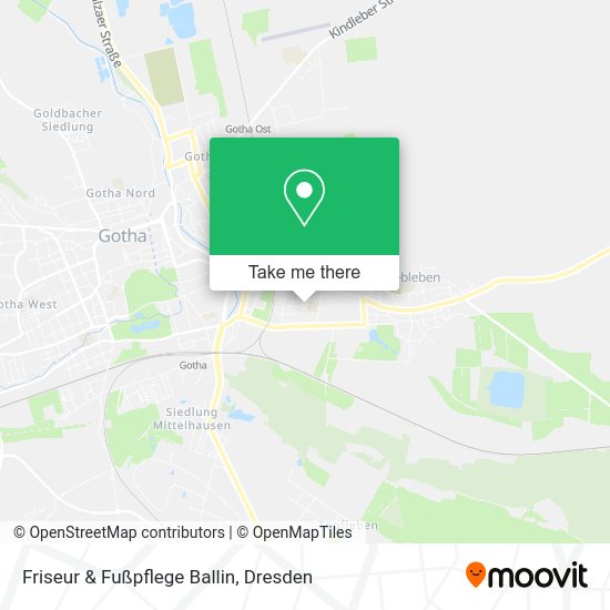 Карта Friseur & Fußpflege Ballin