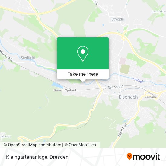 Карта Kleingartenanlage