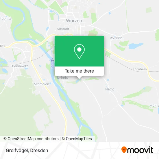 Карта Greifvögel