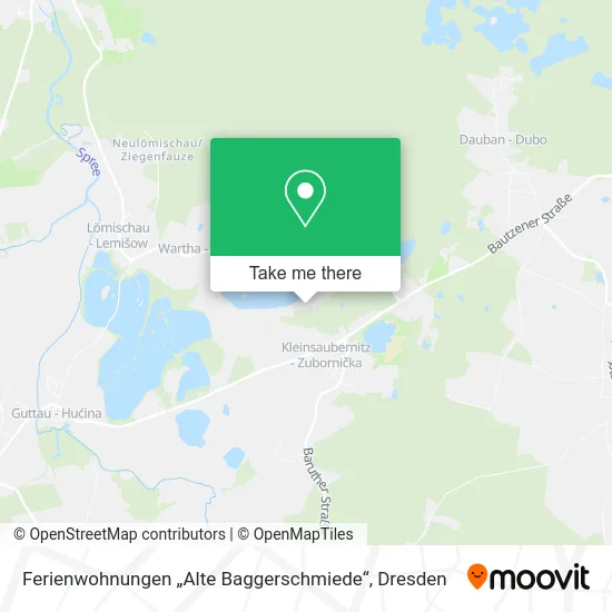 Карта Ferienwohnungen „Alte Baggerschmiede“