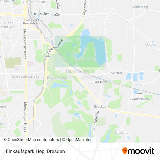 Карта Einkaufspark Hep