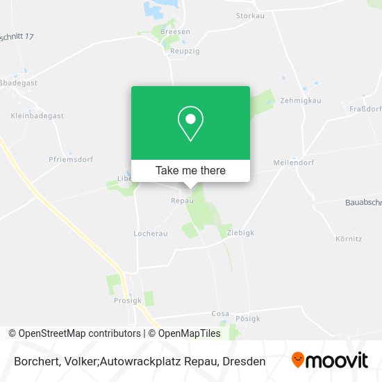 Карта Borchert, Volker;Autowrackplatz Repau